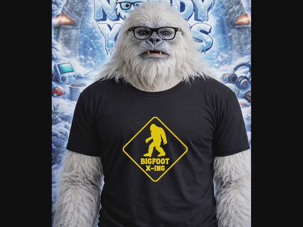 Bigfoot X-ing Gift T-Shirt