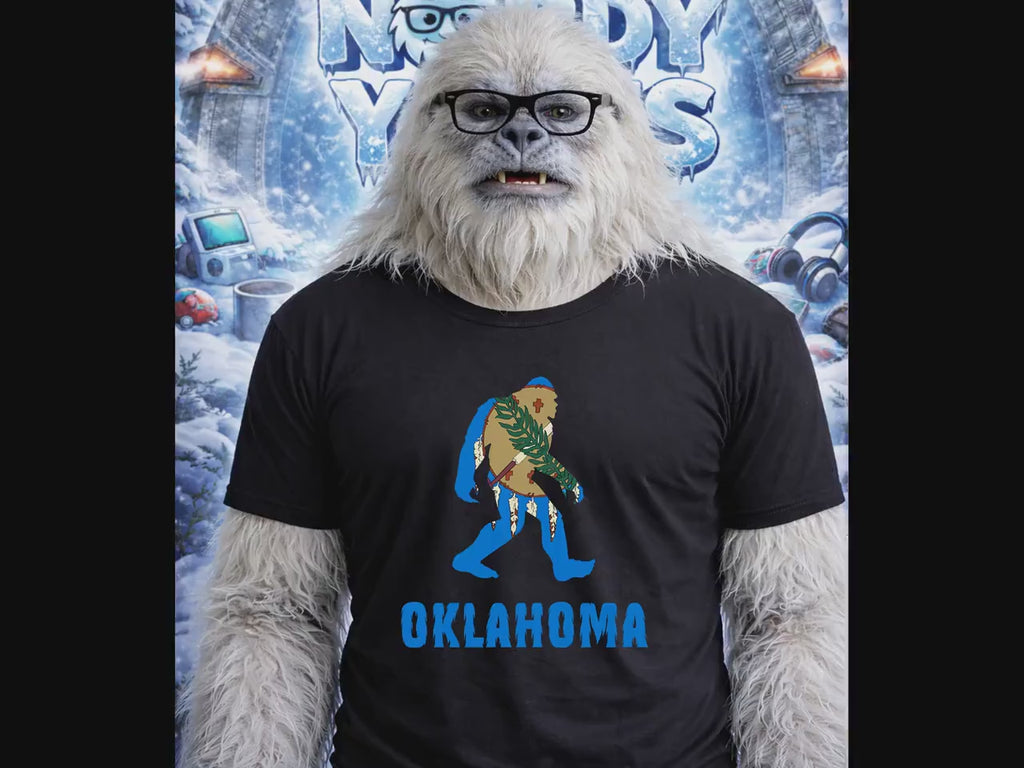 Oklahoma Bigfoot Gift Graphic Tee