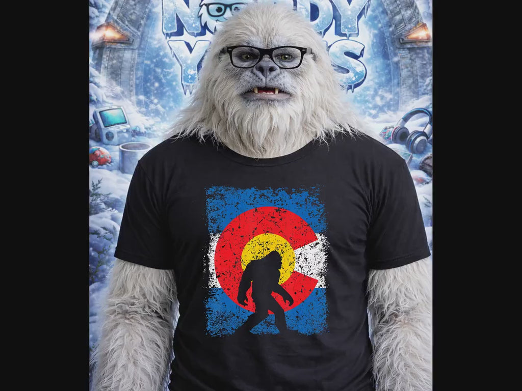Bigfoot Colorado Flag Graphic Tee