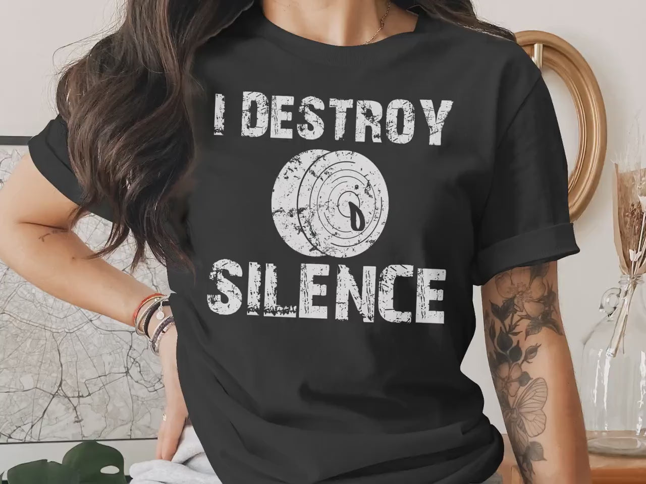 I Destroy Silence Cymbals T-shirt