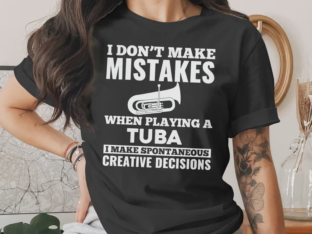 Funny Tuba Player Gift Graphic Tee
