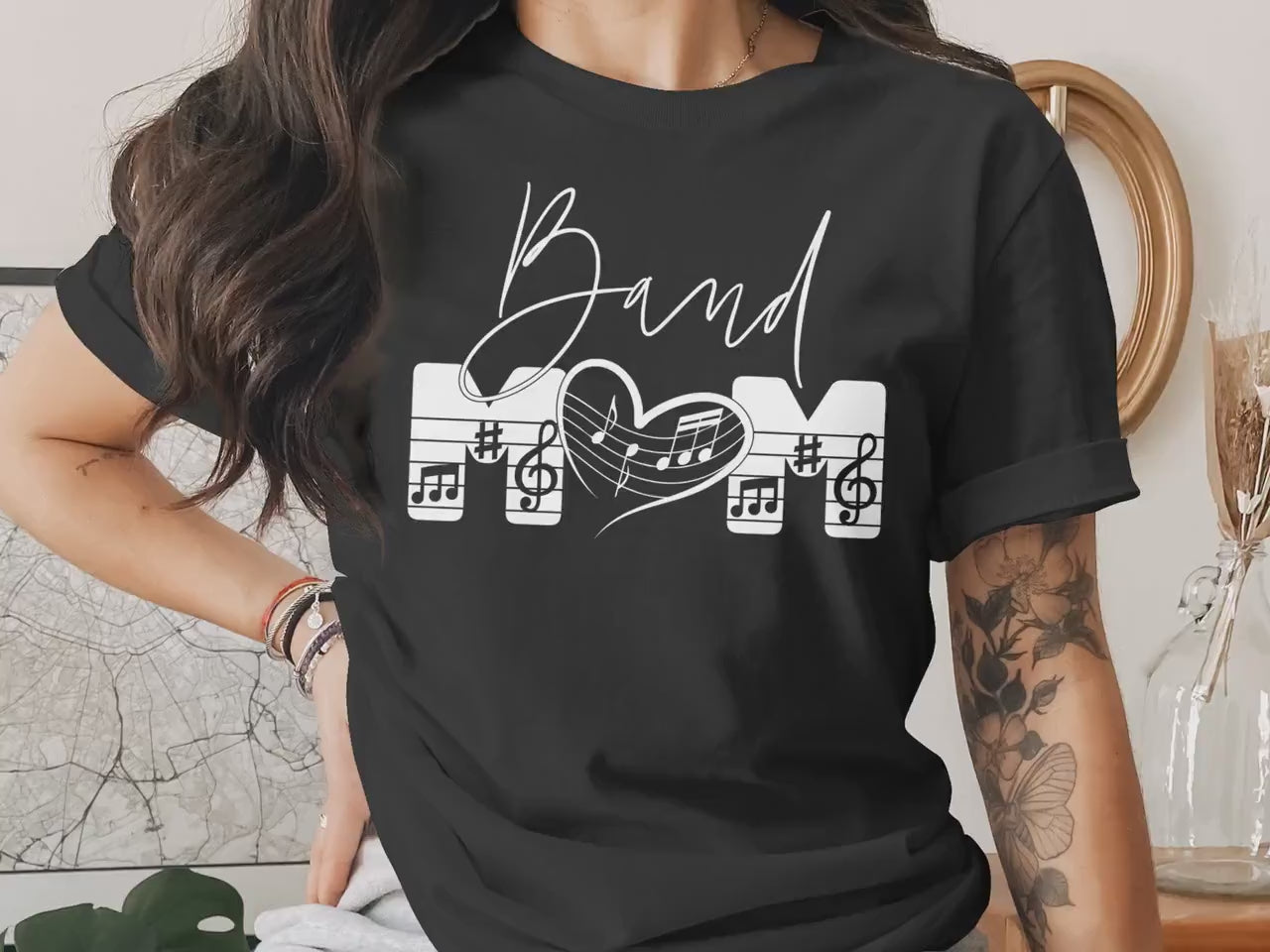 Band Mom Gift Music T-Shirt