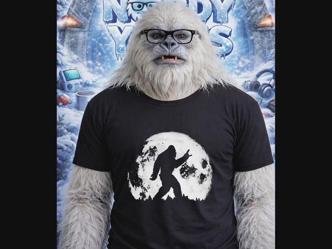 Bigfoot Rock On Gift T-Shirt