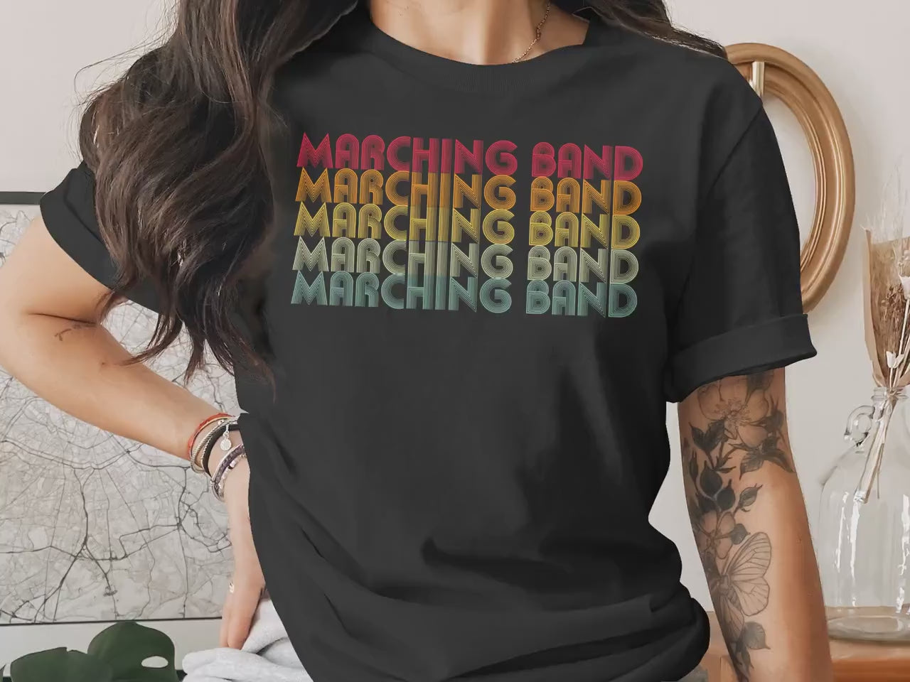 Retro Marching Band Gift T-Shirt