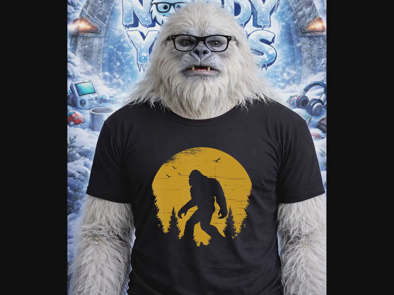 Bigfoot Sasquatch T-Shirt, Vintage Distressed Sasquatch Camping Graphic Tee, Outdoorsy Cryptid Believer Gift for Him Her, Forest Hiking