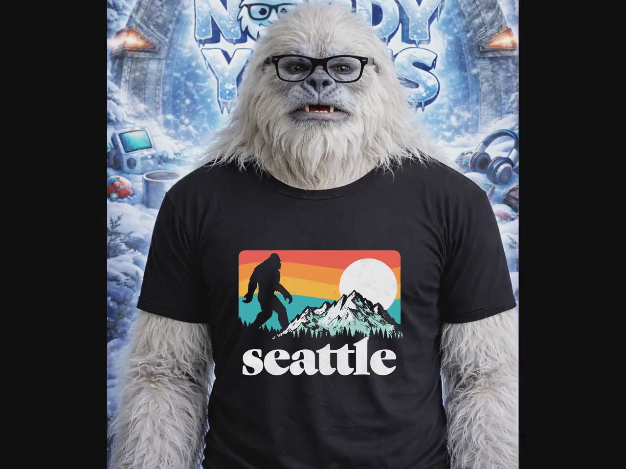 Seattle Bigfoot Gift T-Shirt