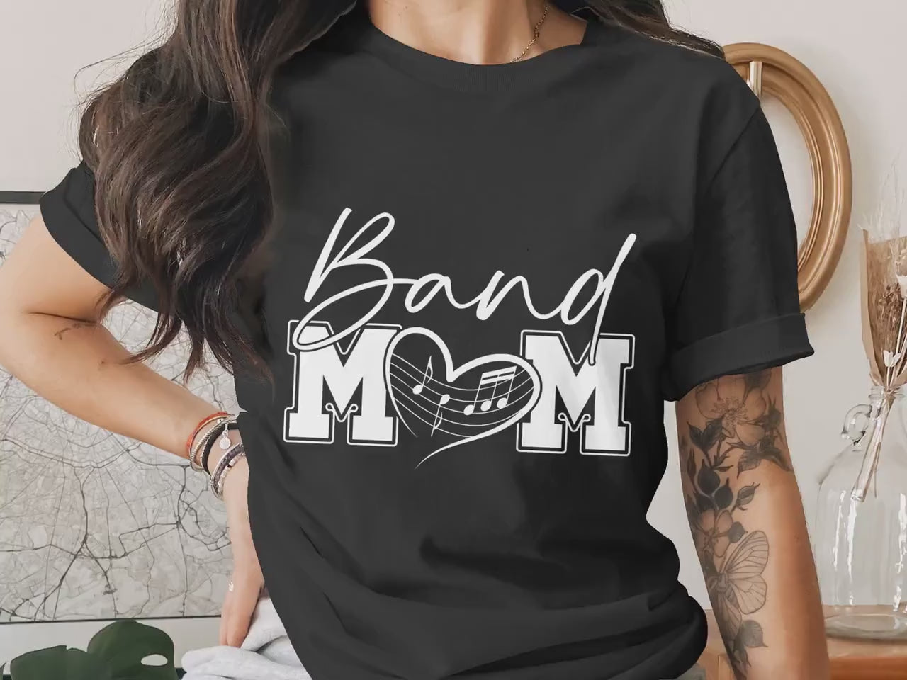 Band Mom Gift T-Shirt, Music Lover Tee