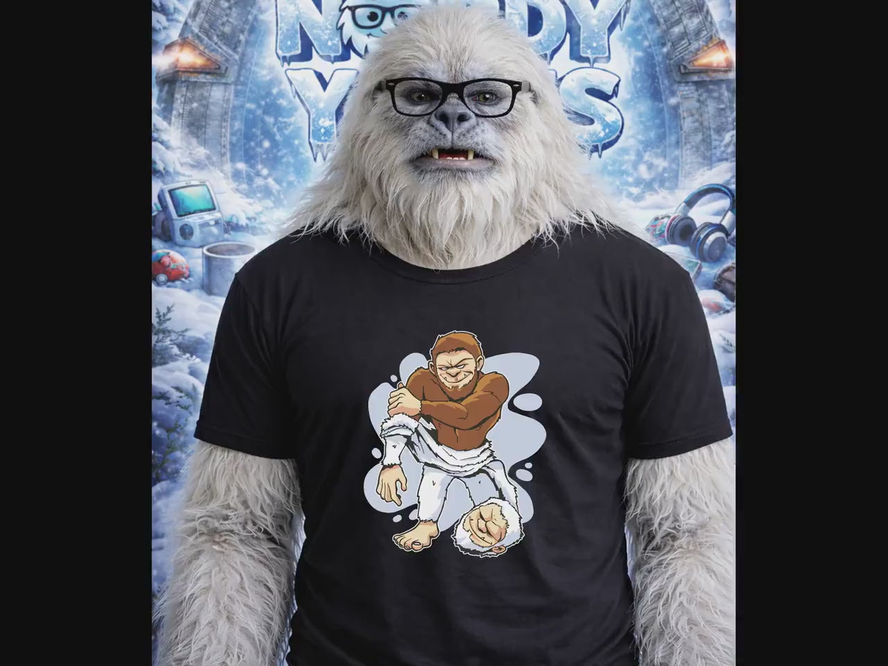 Funny Bigfoot Yeti Cryptid Graphic Tee