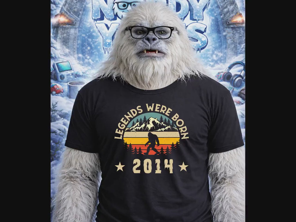 Bigfoot 2014 Birthday Gift Graphic Tee