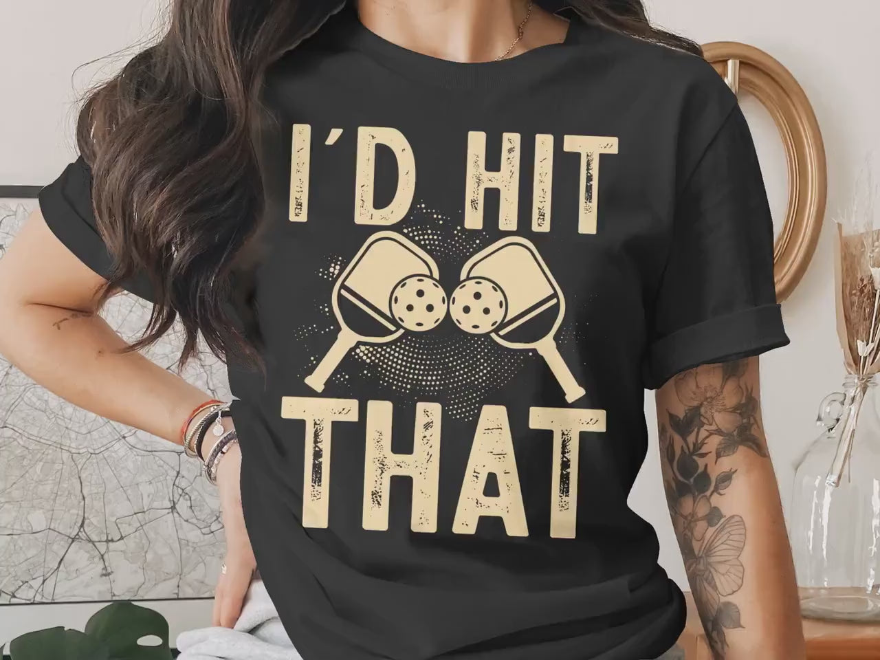 I'd Hit That Pickleball Gift T-Shirt